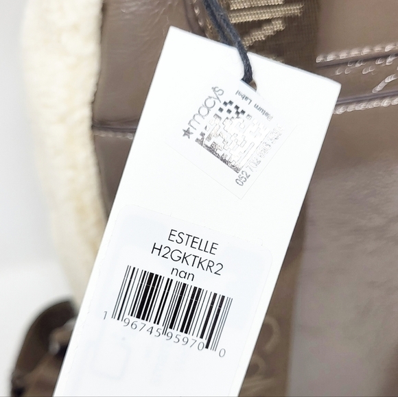 CALVIN KLEIN Estelle Patent Sherpa Backpack NWT - Picture 7 of 8